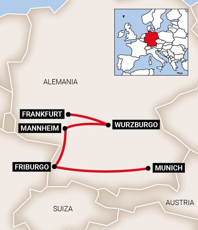 Alemania Romántica y Selva Negra