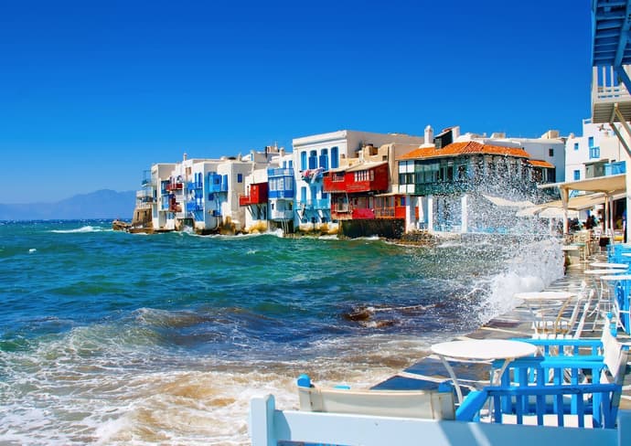 Atenas y Mykonos