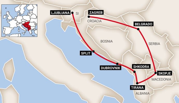 Maravillas Del Adriático y Balcanes