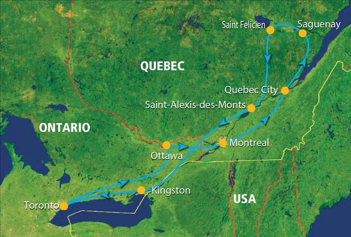 Lower and Upper Canada - 10 Nights