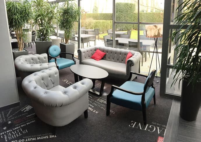 Hotel Inn design Paris Saint-Quentin, Lobby sitting area
