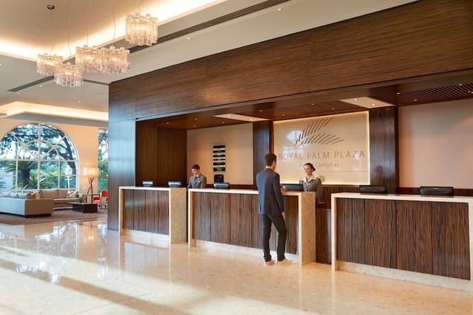 Royal Palm Plaza Resort Campinas, Reception