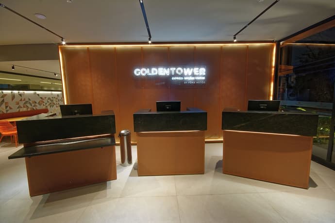 Golden Tower Express Nações Unidas by Fênix Hotéis, Reception
