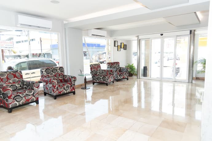 Impala Hotel in front of the ADO