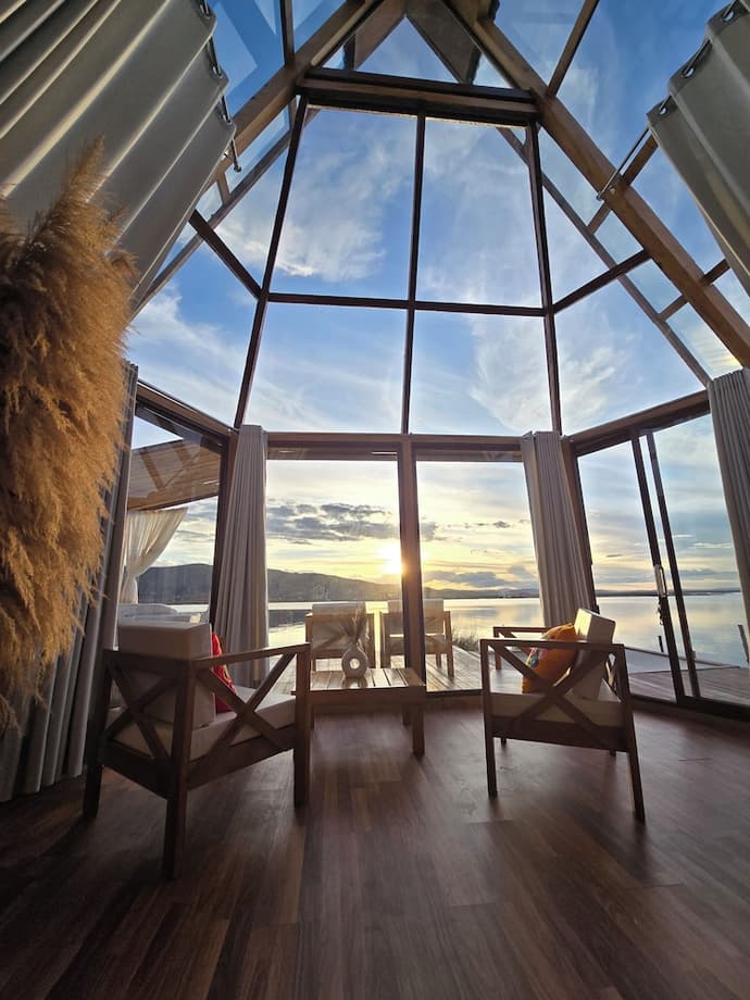 casitas del titicaca peru