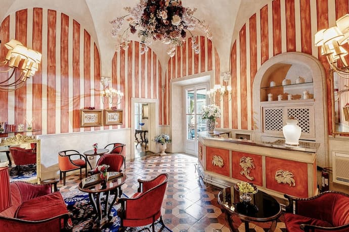 Hotel Palazzo dal Borgo, Lobby sitting area