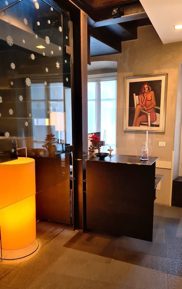 Hotel Piazza Vecchia, Reception