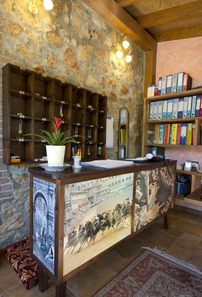 Hotel Il Pietreto, Reception