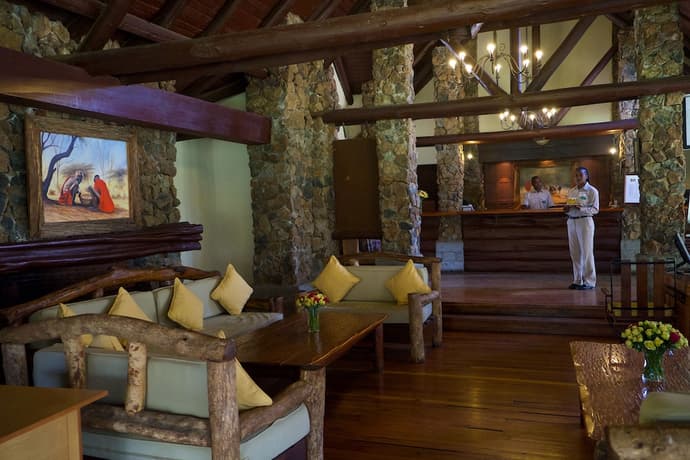 Great Rift Valley Lodge and Golf Resort, Interior entrance