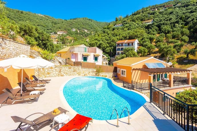 Villa Konstantinos Large Private Pool Walk to Beach Sea Views A C Wifi - 354