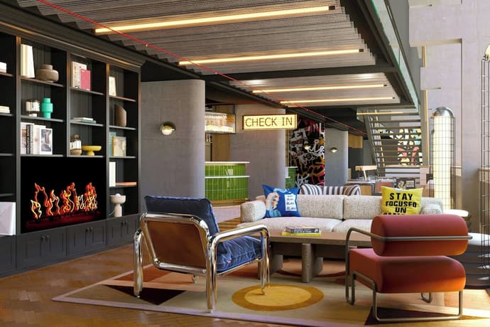 Moxy Paris La Villette, Lobby