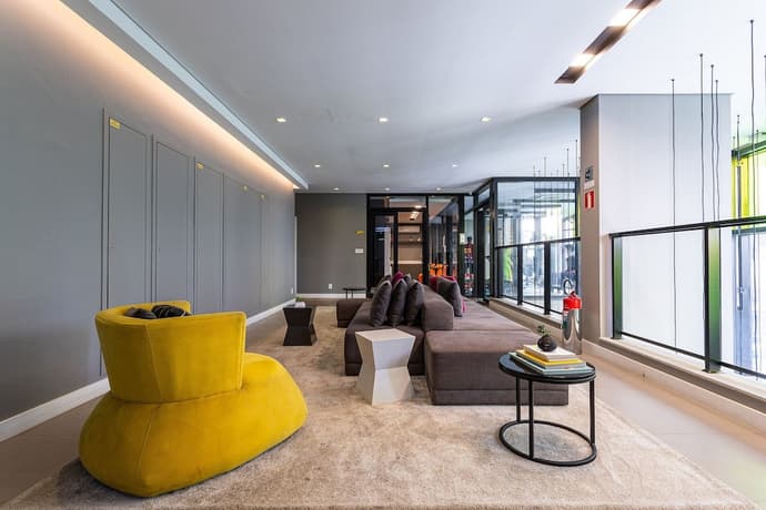 Aurora Paulistana by Viva - Prédio completo a passos do Metrô República, Lobby