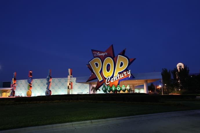 Disney's Pop Century Resort, Exterior View