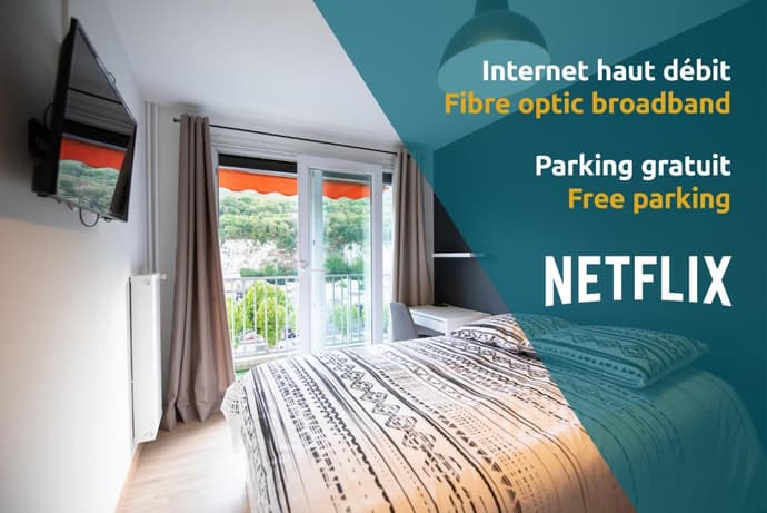 Les chambres du Vercors - Parking Fibre Netflix