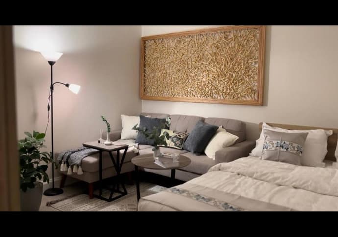 استديو أنيق دخول ذاتي مدخل مستقل يومي و شهري