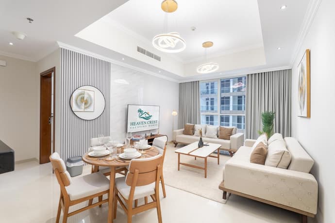 Heaven Crest Vacation Homes Downtown - Studio and 1 Bedroom Suites 2 minute walk to Dubai Mall and Burj Khalifa