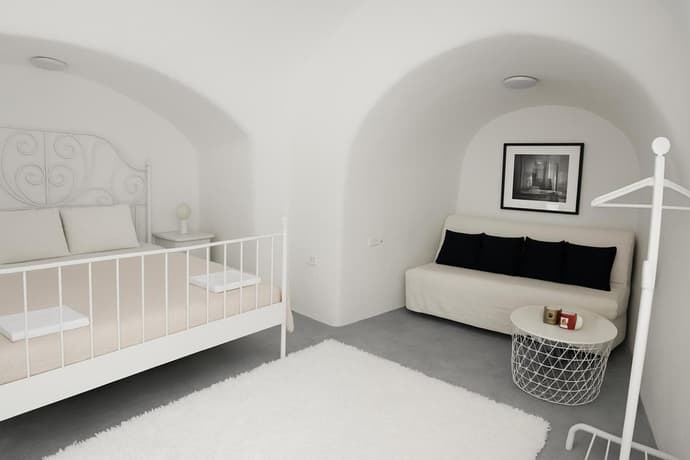 Unique small stonehouse at Thira