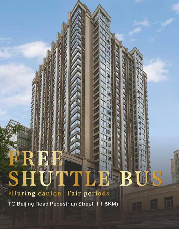 Waifiden Apartment Minjian Jinrong Building- Shuttle Bus to Canton Fair