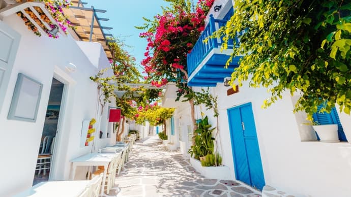 Tour Combinato: Atene, Syros, Paros e Santorini in hotel 3*