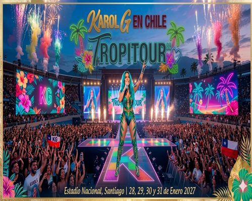 KAROL G EN CHILE - "TROPITOUR"