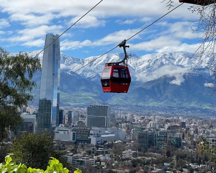 Santiago From The Sky