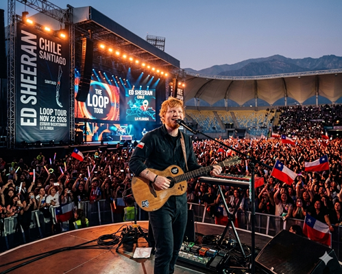 ED SHEERAN EN CHILE - "LOOP TOUR"