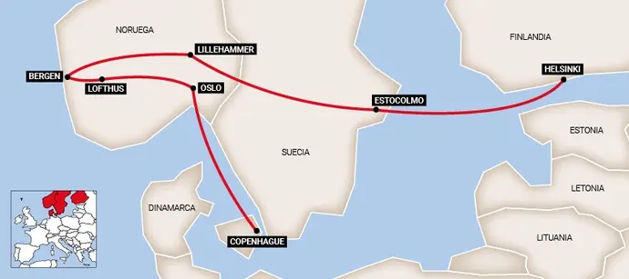 Descubra Los Fiordos y Helsinki (Premium)