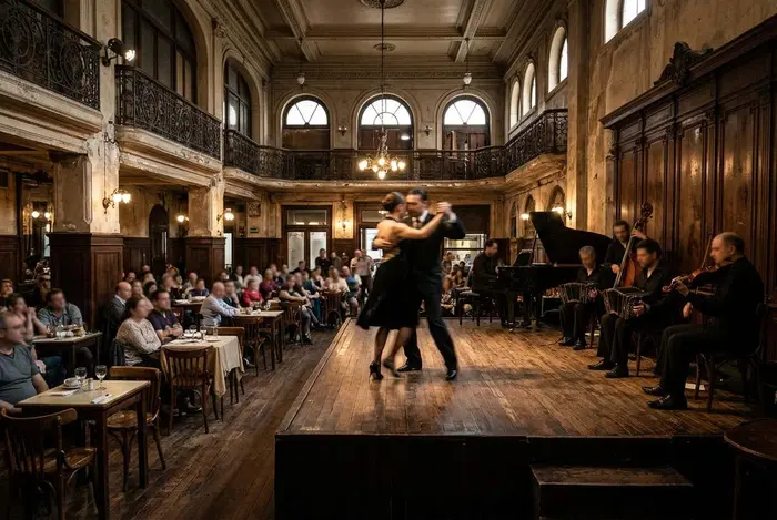 Espectáculo de tango en Café de los Angelitos