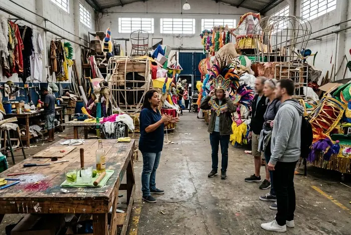 Tour por los bastidores del carnaval de Río