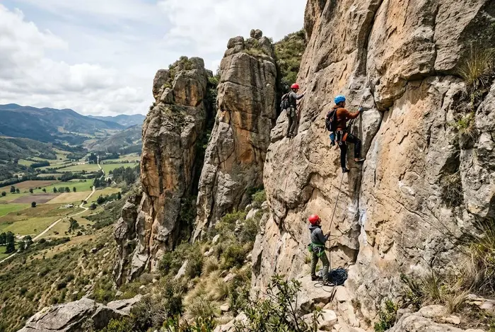 Escalada en las Rocas de Suesca