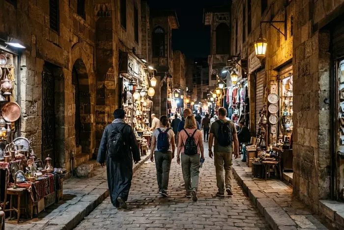 Tour nocturno por El Cairo con cena