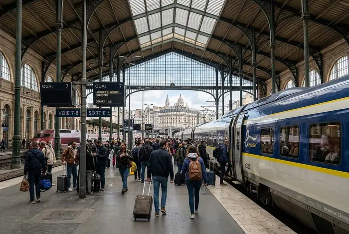 Tren Eurostar de París a Londres + Autobús turístico y crucero por el Támesis