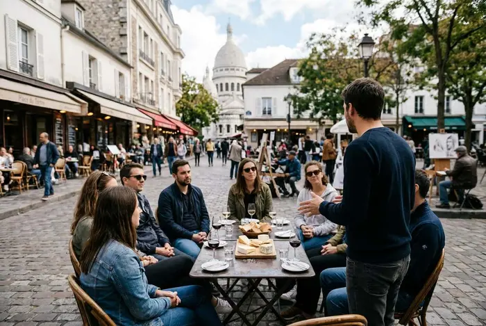 Tour por Montmartre + Cata de quesos y vino