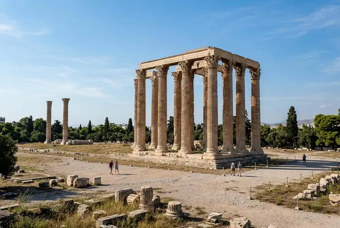 Entrada al Templo de Zeus Olímpico