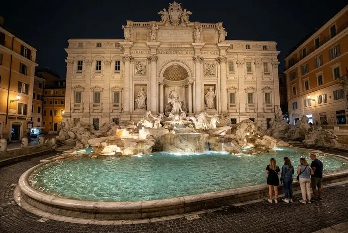 Tour nocturno por la Roma iluminada