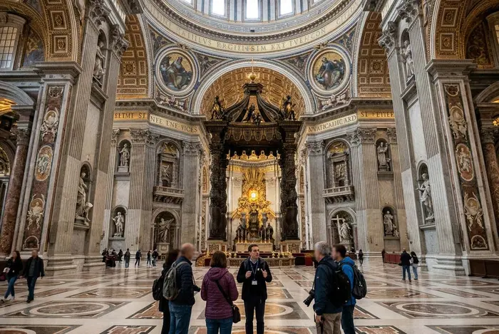Visita guiada por la Basílica de San Pedro