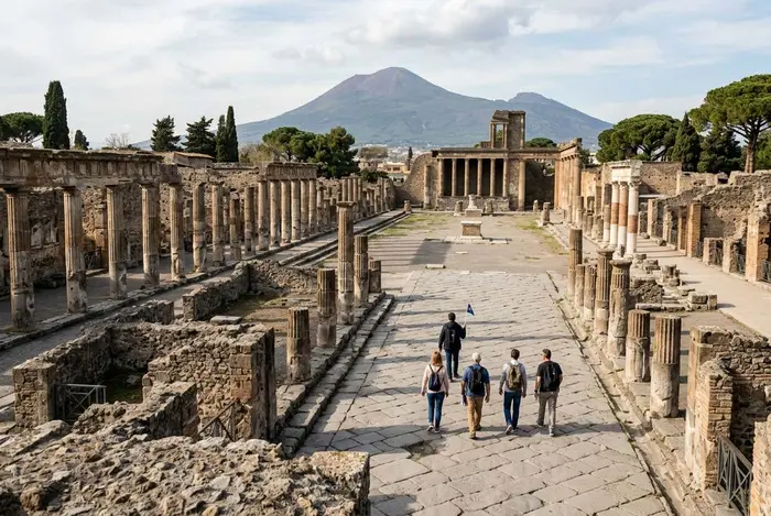 Excursión a Nápoles y Pompeya en tren de alta velocidad