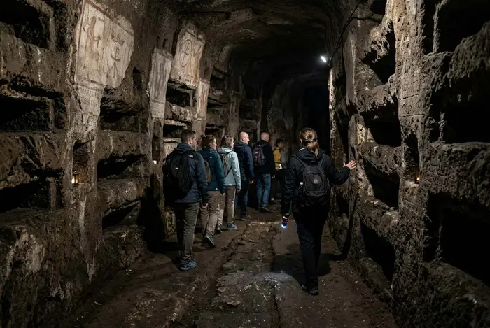 Visita guiada por las catacumbas de San Sebastián
