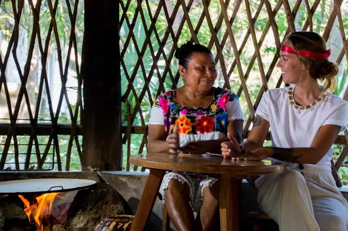 Visita a una comunidad maya