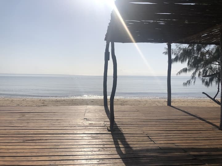 Saadani Safari Lodge - bush, river, beach