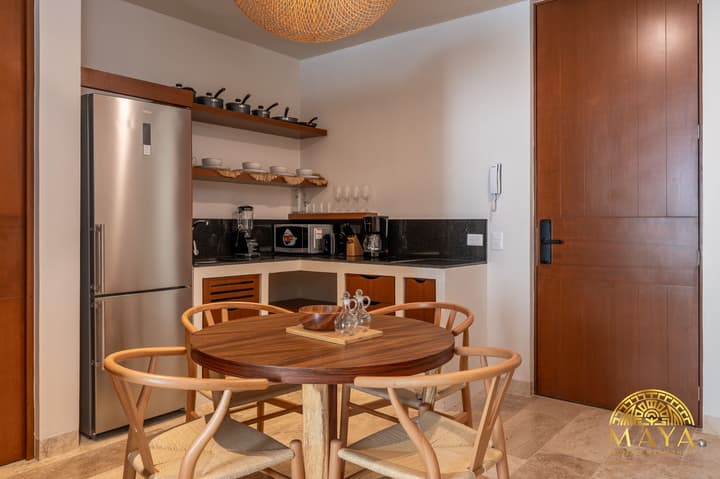 NHOA 102B Lux 1BR Condo Plunge Pool in Aldea Zama