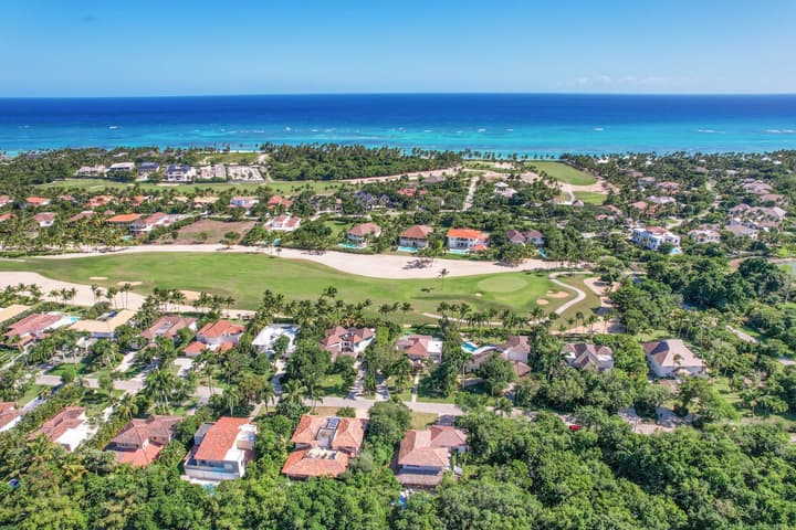 Large Family 2 Level Villa for Rent at Puntacana Resort Club Near Playa Serena Playa Blanca