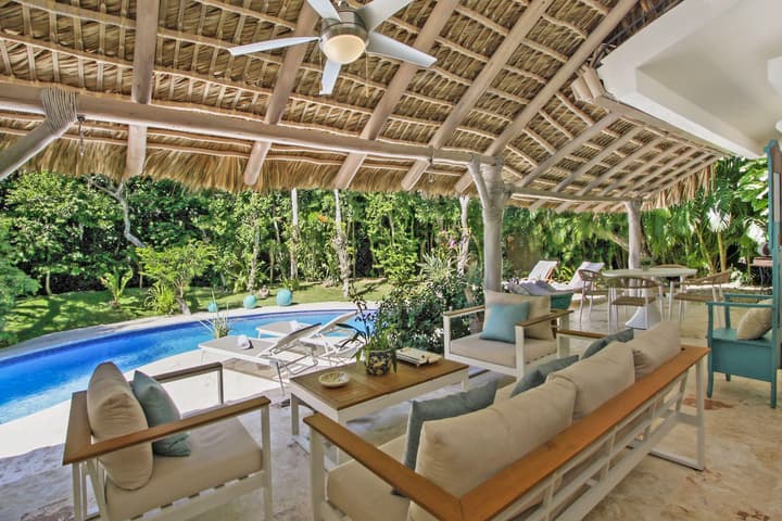 Large Family 2 Level Villa for Rent at Puntacana Resort Club Near Playa Serena Playa Blanca