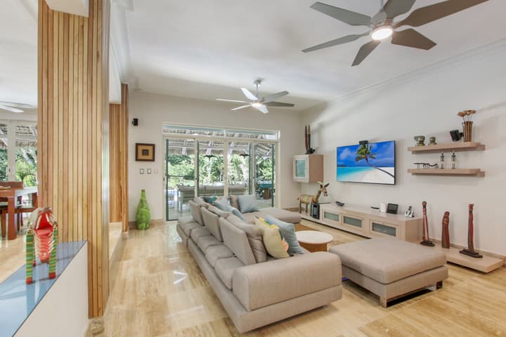 Large Family 2 Level Villa for Rent at Puntacana Resort Club Near Playa Serena Playa Blanca