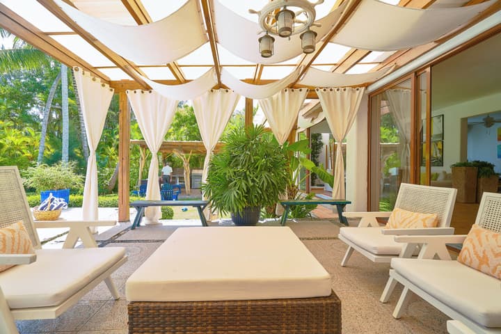 Beach Villa in El Portillo Sleeps 12