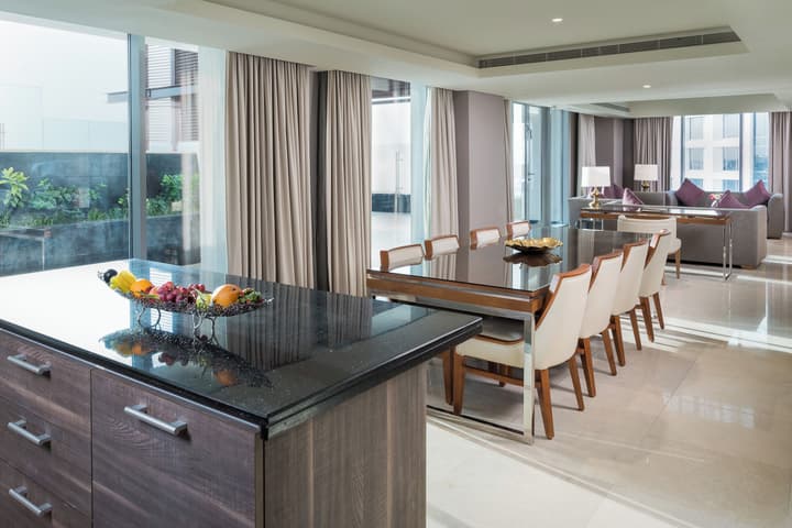 Grand Millennium Muscat Apartments and Suites connected to Mall