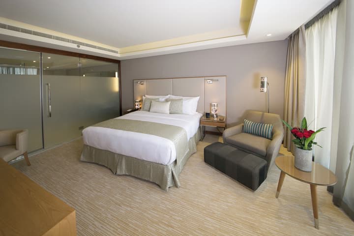 Grand Millennium Muscat Apartments and Suites connected to Mall