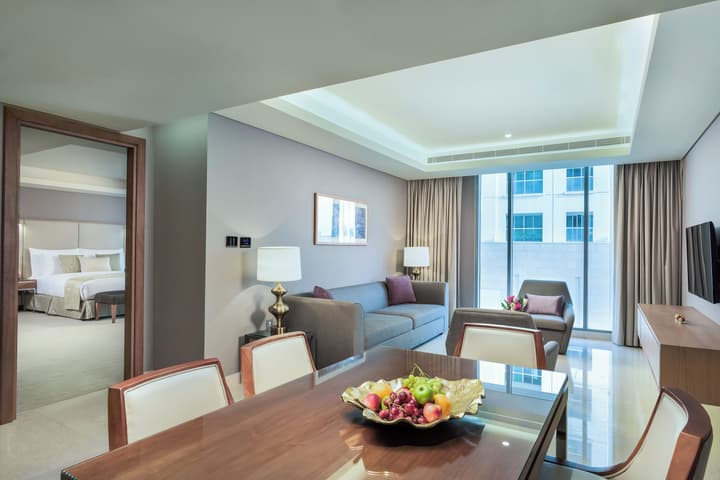 Grand Millennium Muscat Apartments and Suites connected to Mall