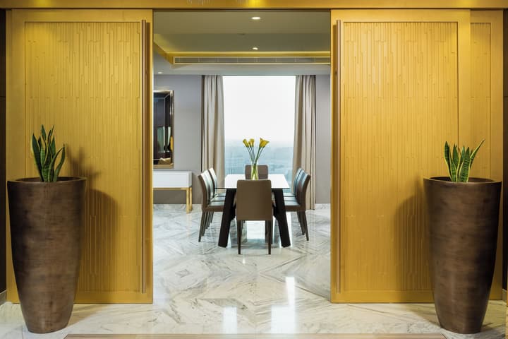 Grand Millennium Muscat Apartments and Suites connected to Mall