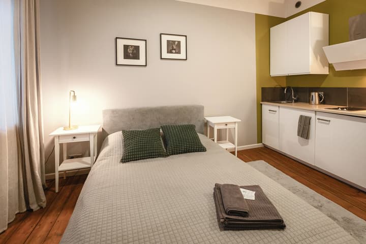 Baltic Design Apartments parking and self check-in